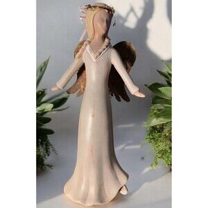 Mindspring Vtg 2002 Gentle Souls "Grace" Angel Copper Wings 80070 Rare